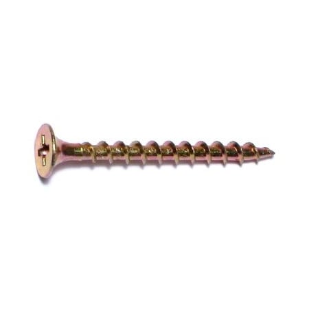 Buildright Drywall Screw, #6 x 1-5/8 in, Steel, Flat Head Phillips Drive, 676 PK 53985